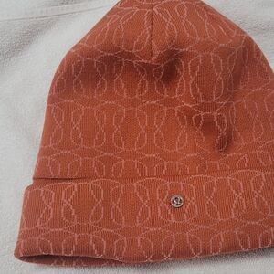 Lululemon Burnt Orange Knit Hat